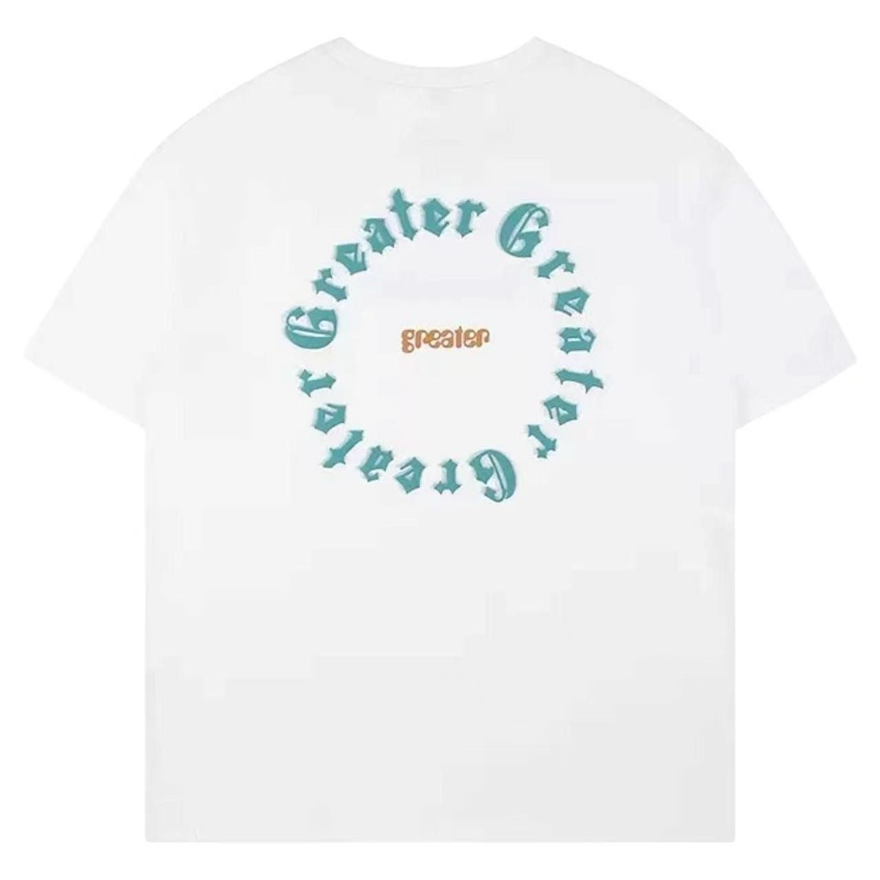 Oversized Short-Sleeve T-Shirt with Retro Letter Print